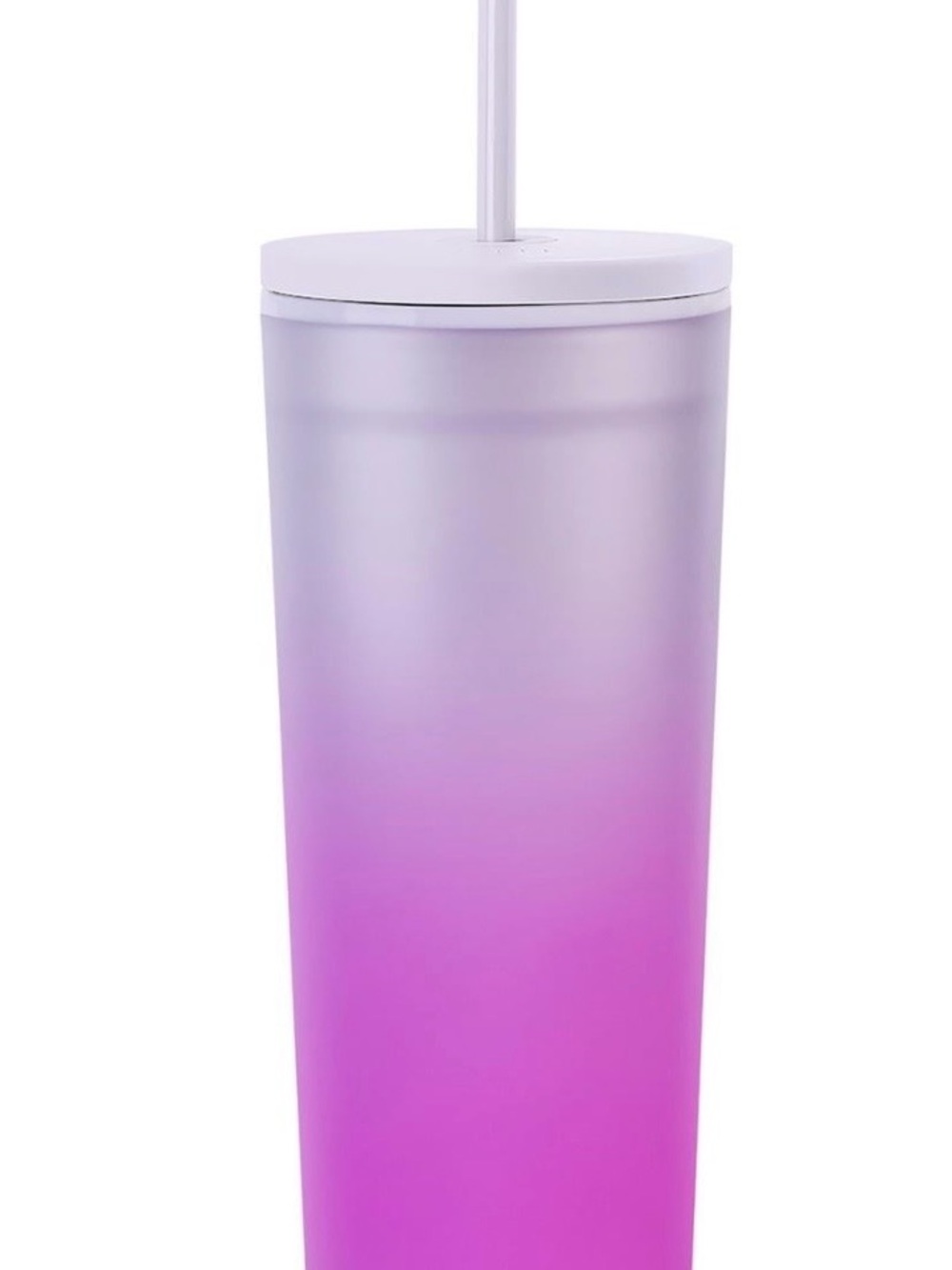 Classic simply modern purple Ombre Insulated Tumbler with Straw